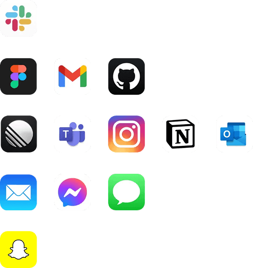 Snapchat, Notion, Slack and more
