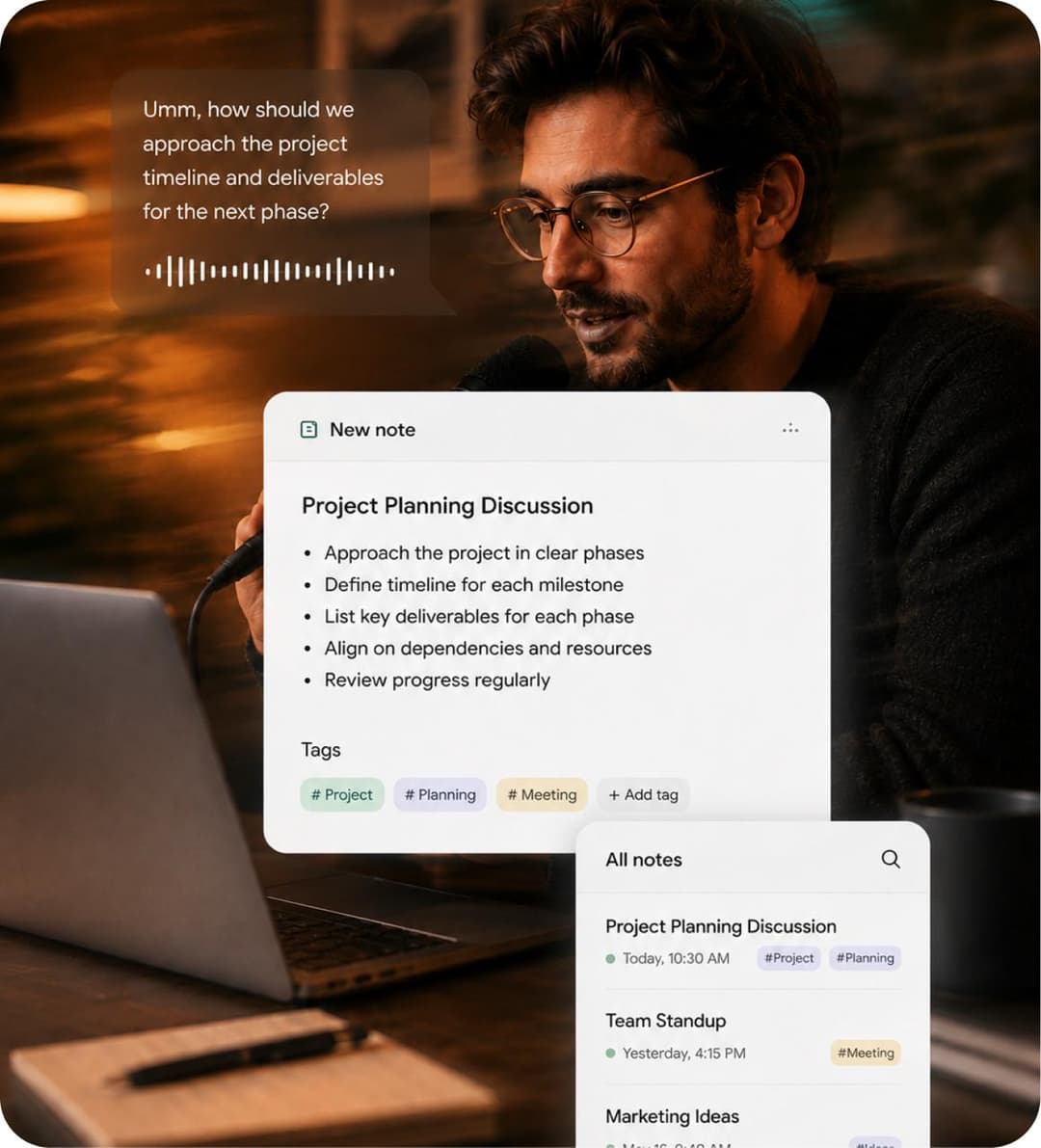 Man at laptop